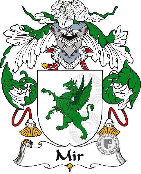 Coat of arms of family Mir