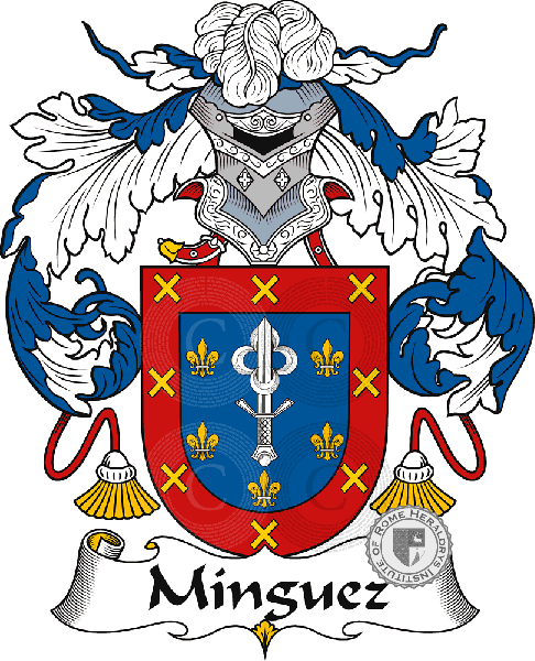 Coat of arms of family Mínguez