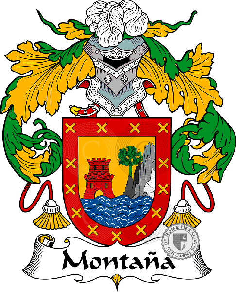 Coat of arms of family Montañá