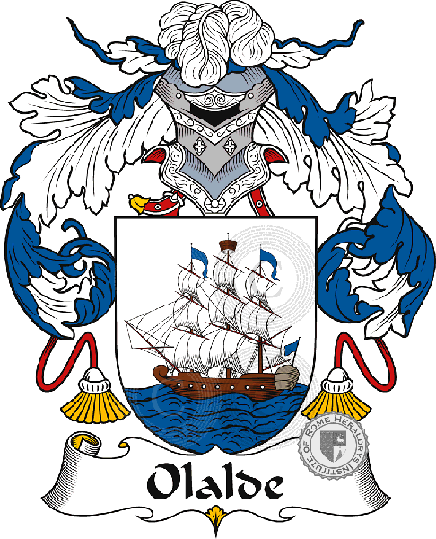 Coat of arms of family Olalde