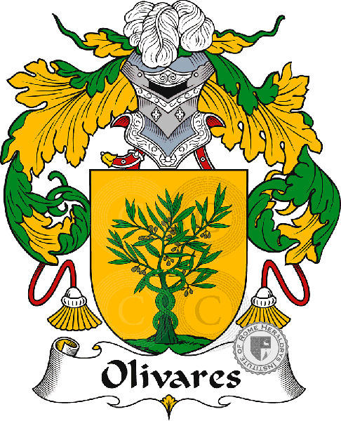 Coat of arms of family Olivares I