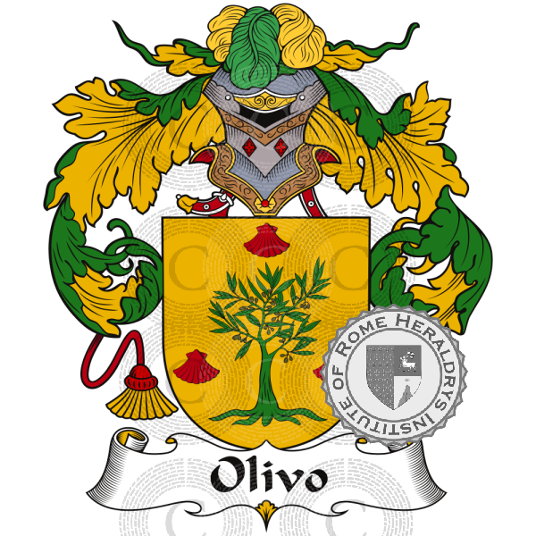 Coat of arms of family Olivo