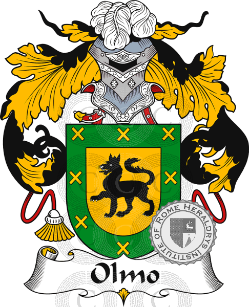 Coat of arms of family Olmo