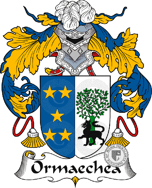 Escudo de la familia Ormaechea