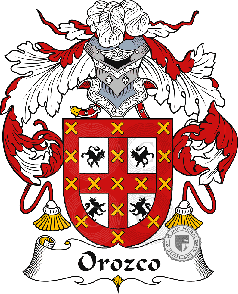 Coat of arms of family Orozco