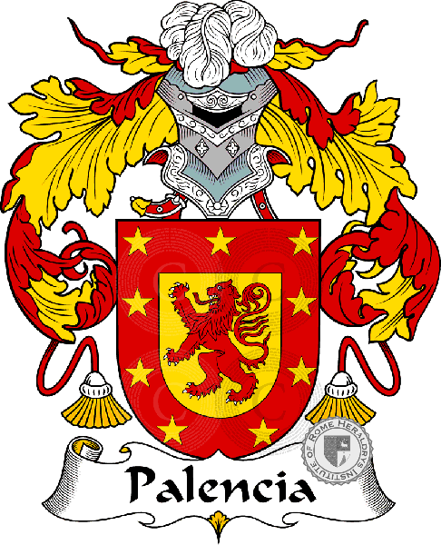 Coat of arms of family Palencia