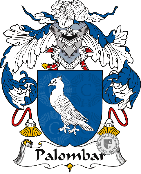 Escudo de la familia Palombar or Palomar