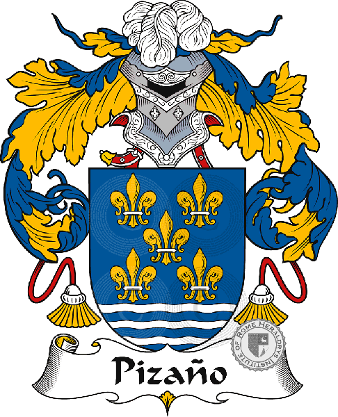 Wappen der Familie Pizaño