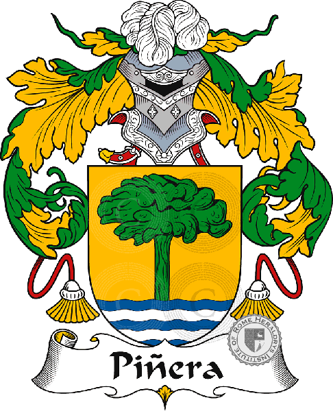 Coat of arms of family Piñera