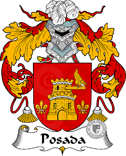 Coat of arms of family Posada or Posadas