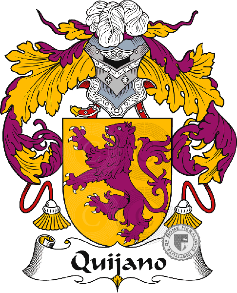 Coat of arms of family Quijano