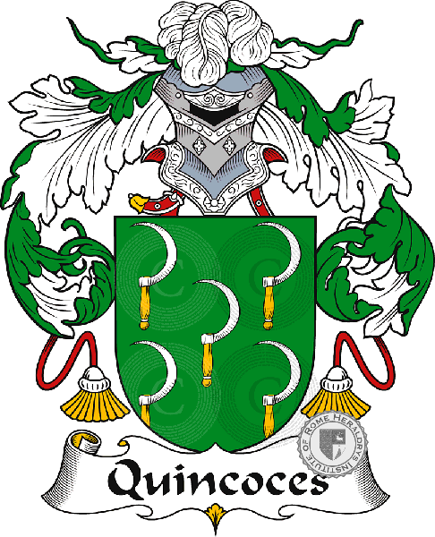 Coat of arms of family Quincoces
