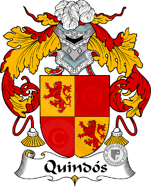Coat of arms of family Quindós