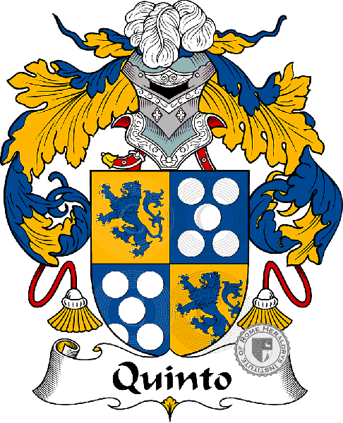 Coat of arms of family Quinto