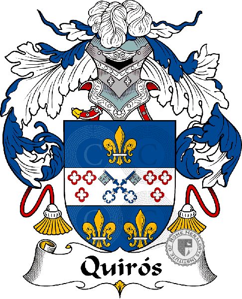 Coat of arms of family Quirós