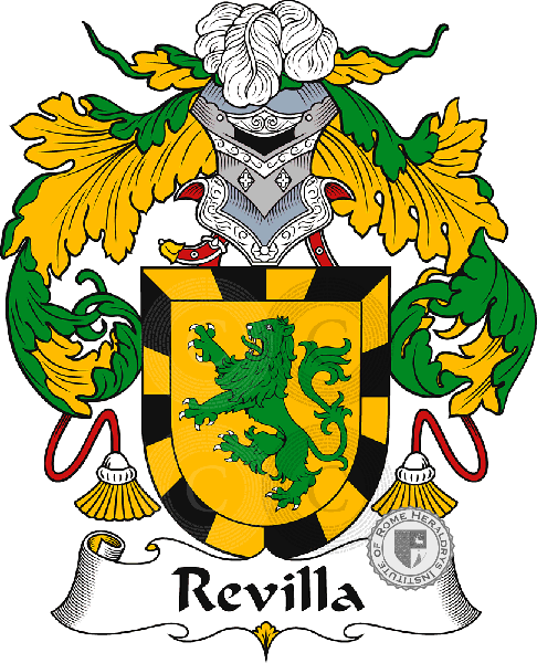 Coat of arms of family Revilla or Rivilla
