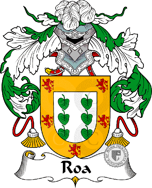 Wappen der Familie Roa