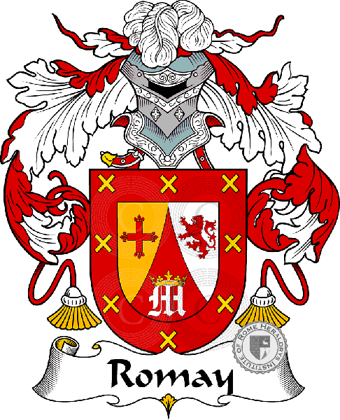 Coat of arms of family Romay