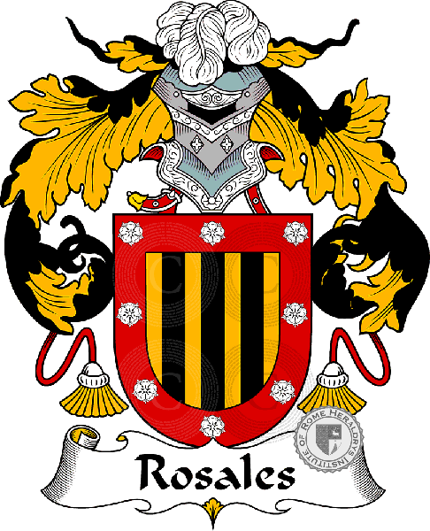 Coat of arms of family Rosales