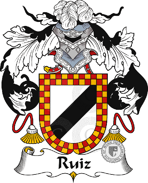 Coat of arms of family Ruiz