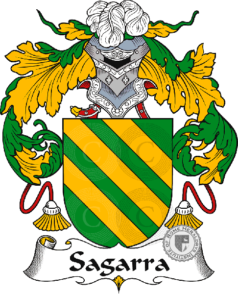 Coat of arms of family Sagarra