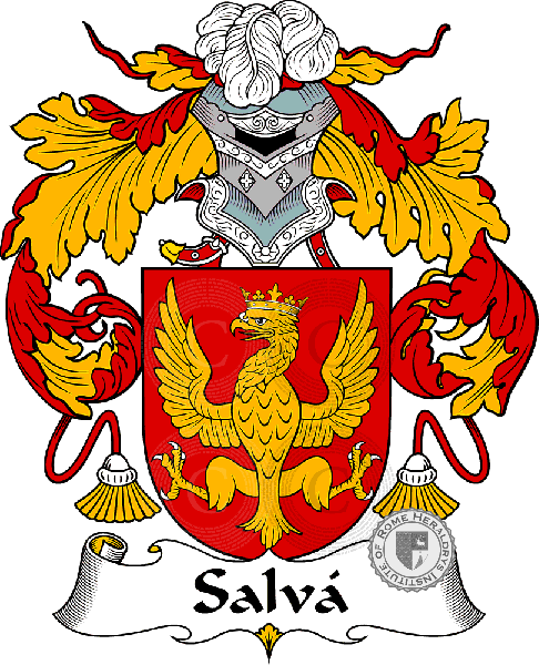Coat of arms of family Salvá