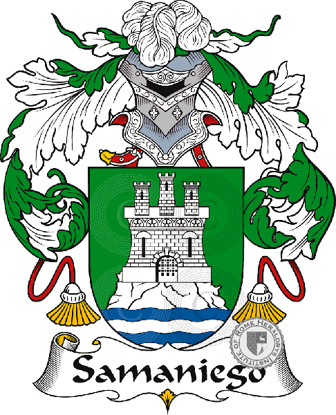 Coat of arms of family Samaniego