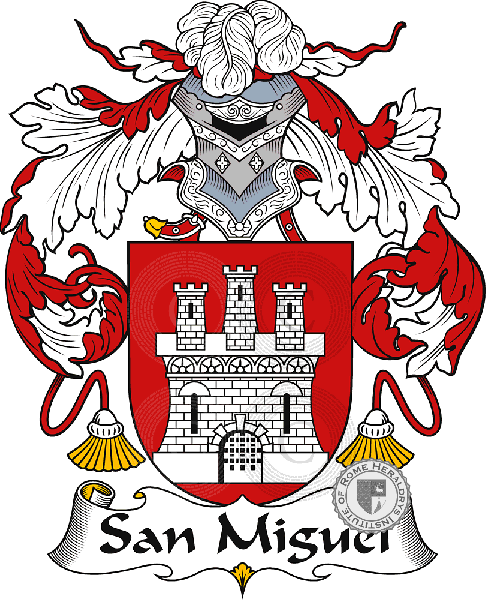 Coat of arms of family San Miguel