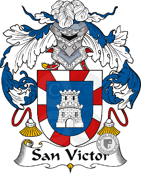 Coat of arms of family San Victor