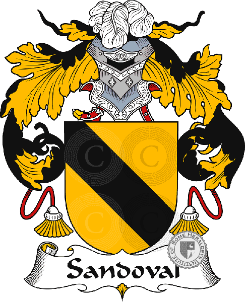 Coat of arms of family Sandoval