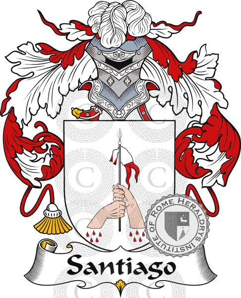 Coat of arms of family Santiago