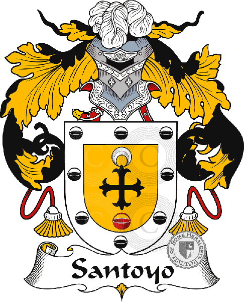 Coat of arms of family Santoyo