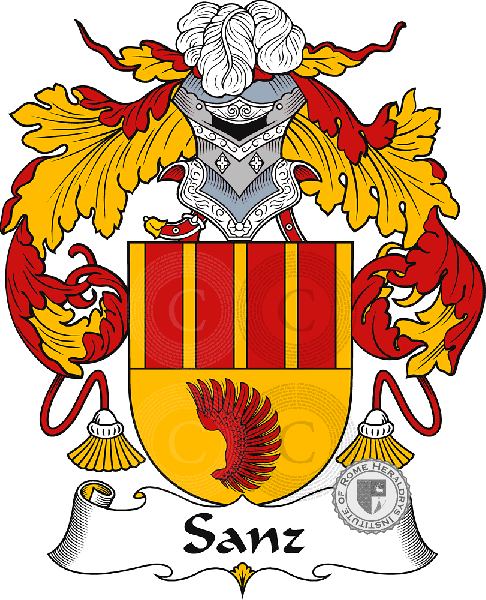 Coat of arms of family Sanz II