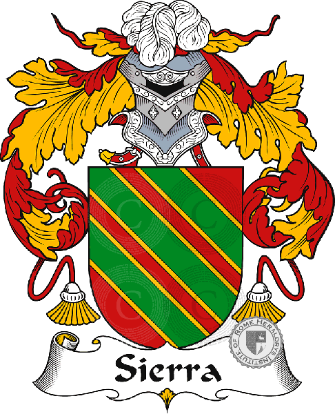 Coat of arms of family Sierra