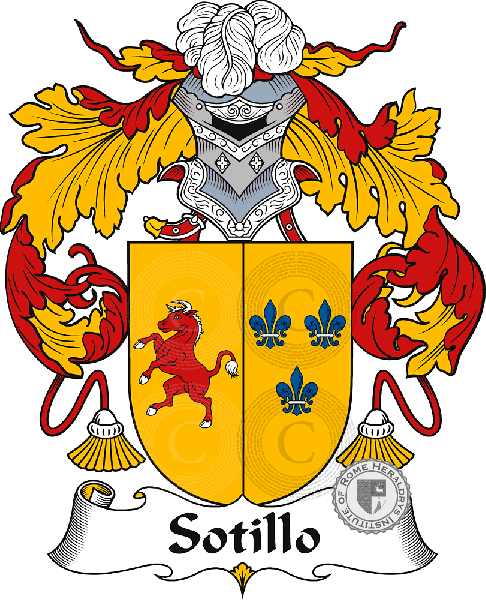 Coat of arms of family Sotillo