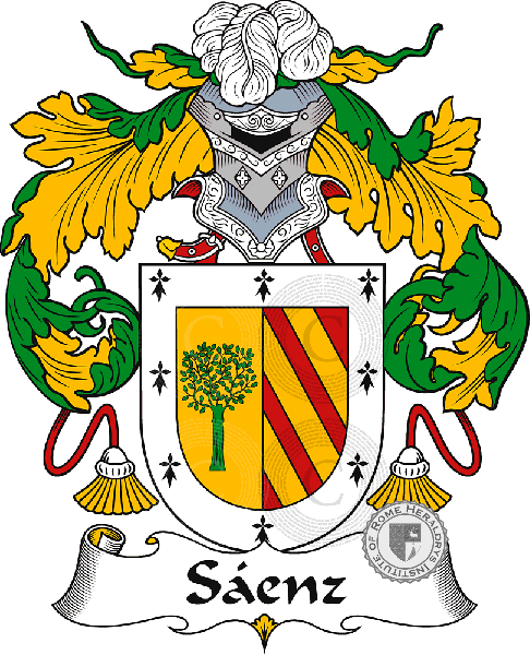 Wappen der Familie Sáenz