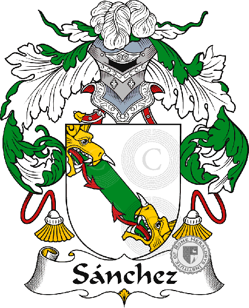 Coat of arms of family Sánchez II