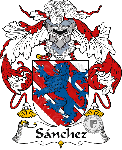 Coat of arms of family Sánchez I