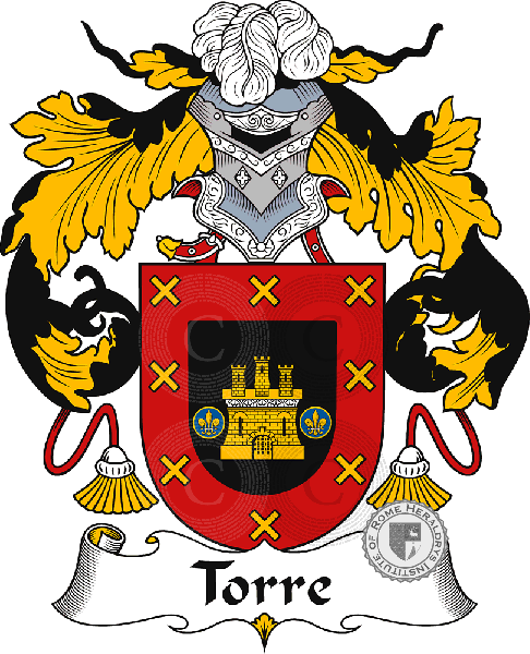 Coat of arms of family Torre or de la Torre I