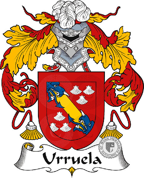 Coat of arms of family Urruela