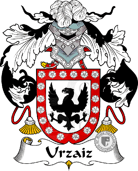 Coat of arms of family Urzaiz