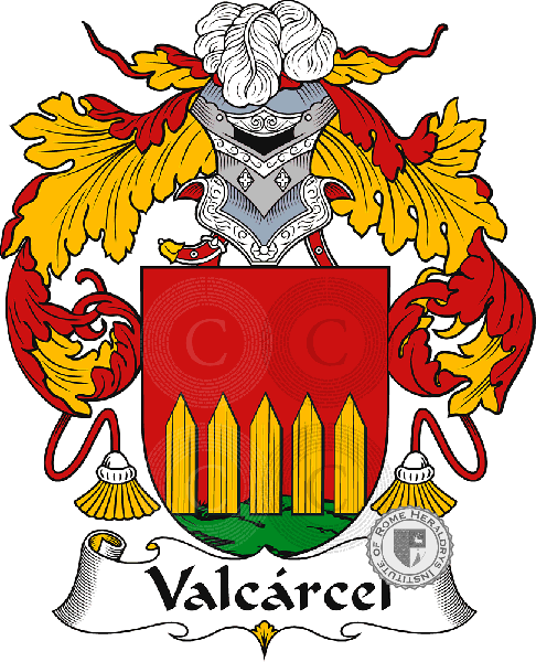 Coat of arms of family Valcárcel