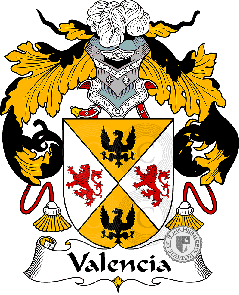 Coat of arms of family Valencia