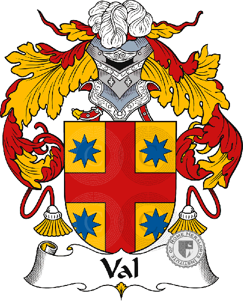 Coat of arms of family Val