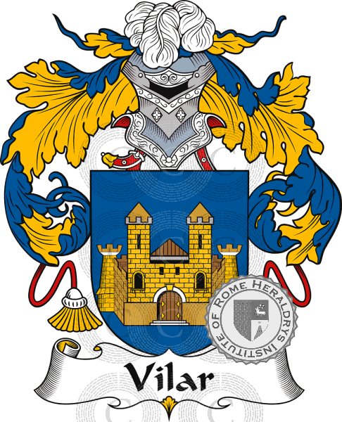 Coat of arms of family Vilar