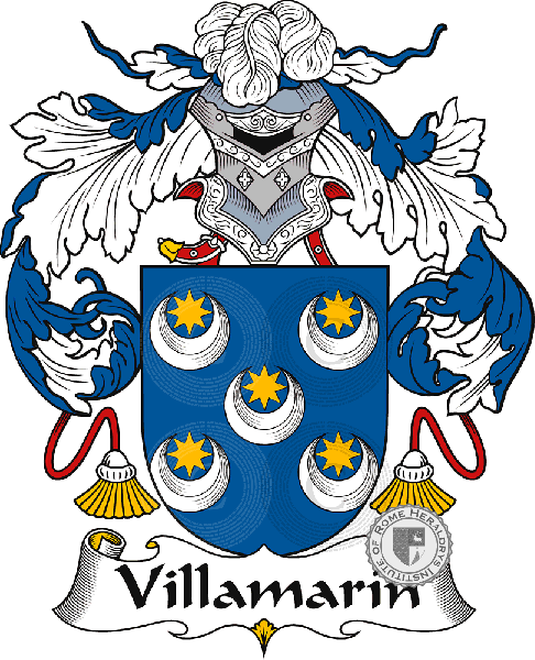 Coat of arms of family Villamarín