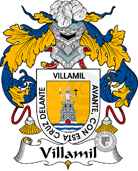 Coat of arms of family Villamil