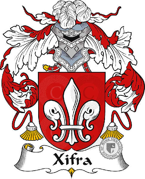 Coat of arms of family Xifra