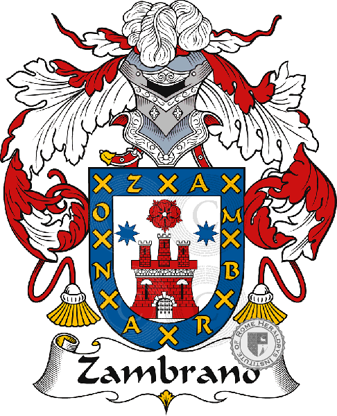 Coat of arms of family Zambrano