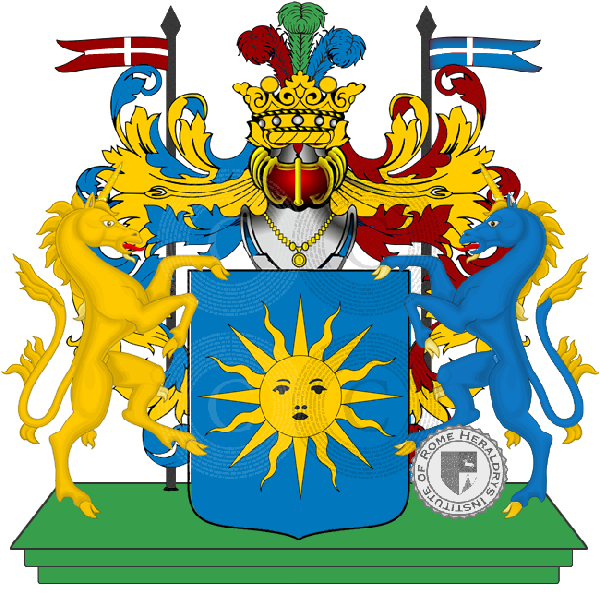 Coat of arms of family solito de solis